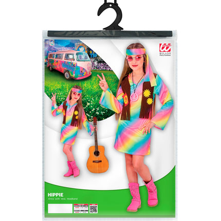 e-carnavalskleding-SYK Hippie jurkjes voor meisjes