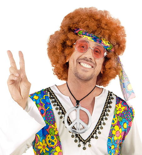 e-carnavalskleding-SYK Hippie ketting peace PVC budget