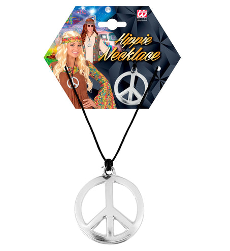 e-carnavalskleding-SYK Hippie ketting peace PVC budget