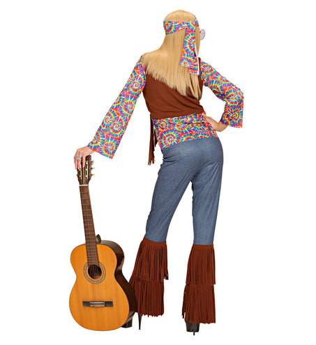 e-carnavalskleding-SYK Hippie kostuum Flower Power dames