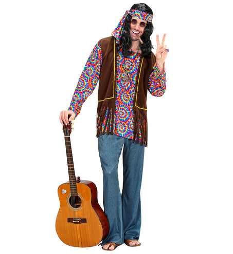 e-carnavalskleding-SYK Hippie kostuum Flower Power heren