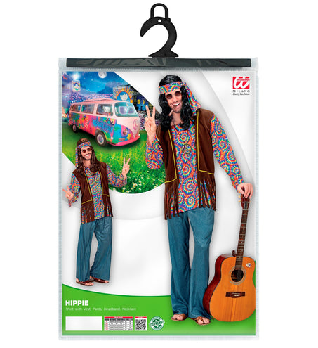 e-carnavalskleding-SYK Hippie kostuum Flower Power heren