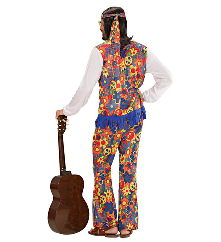 e-carnavalskleding-SYK Hippie kostuum Flowers