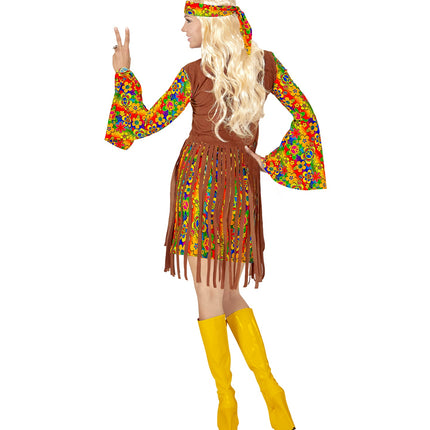 e-carnavalskleding-SYK Hippie Meisje pakje Peggy