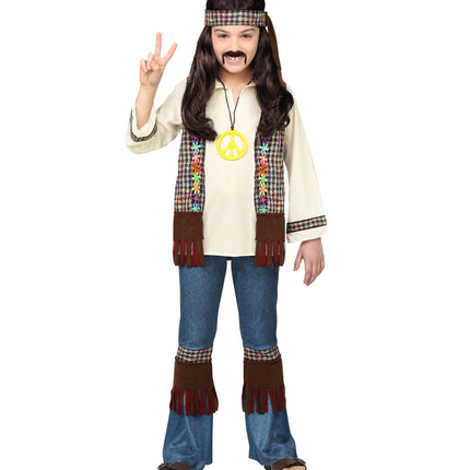 e-carnavalskleding-SYK Hippie pak Steven jongen
