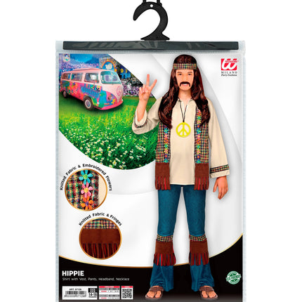 e-carnavalskleding-SYK Hippie pak Steven jongen