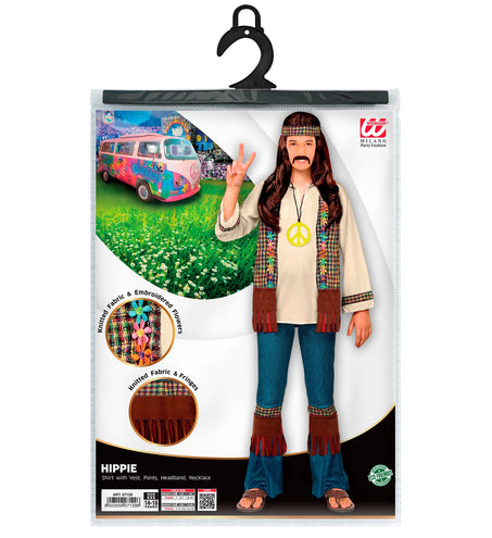 e-carnavalskleding-SYK Hippie pak Steven jongen