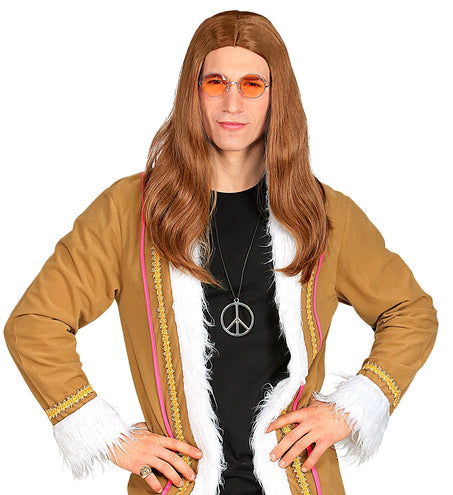 e-carnavalskleding-SYK Hippie pruik Groovy dude