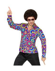 e-carnavalskleding-SYK Hippie shirt 70-jaren Groovy