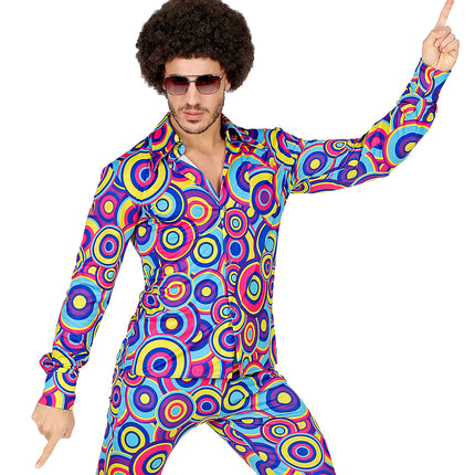 e-carnavalskleding-SYK Hippie shirt 70-jaren Groovy