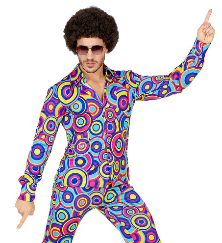 e-carnavalskleding-SYK Hippie shirt 70-jaren Groovy