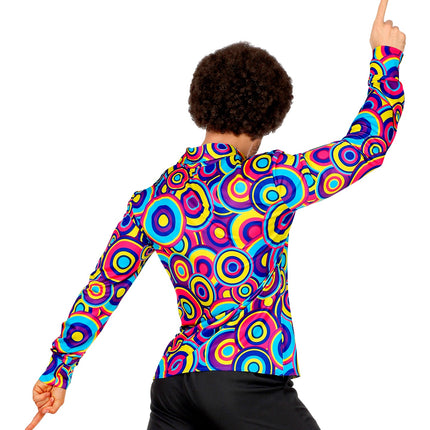 e-carnavalskleding-SYK Hippie shirt 70-jaren Groovy