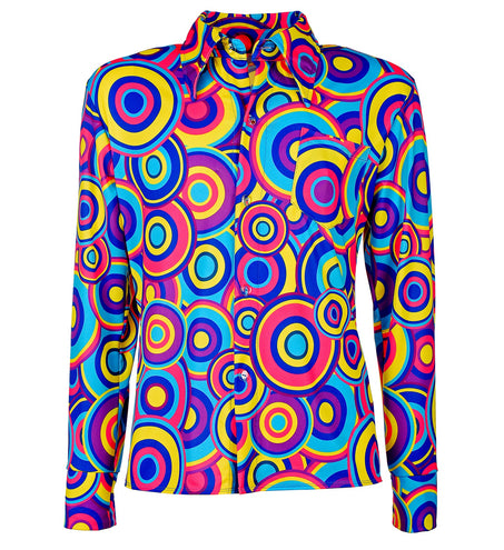 e-carnavalskleding-SYK Hippie shirt 70-jaren Groovy