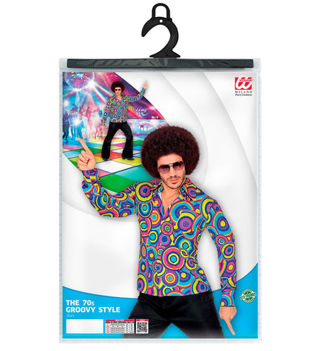 e-carnavalskleding-SYK Hippie shirt 70-jaren Groovy