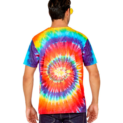 e-carnavalskleding-SYK Hippie shirt Tie-Dye