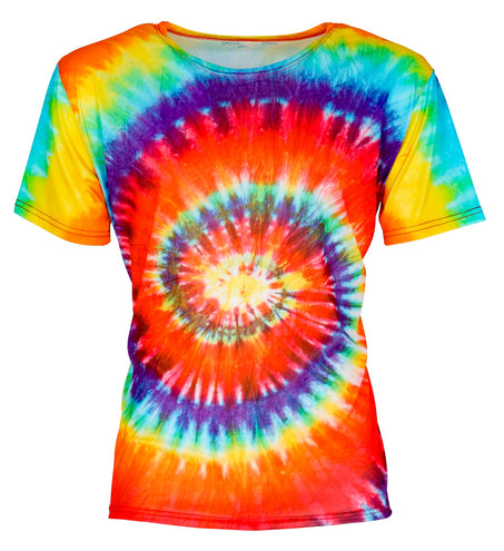 e-carnavalskleding-SYK Hippie shirt Tie-Dye