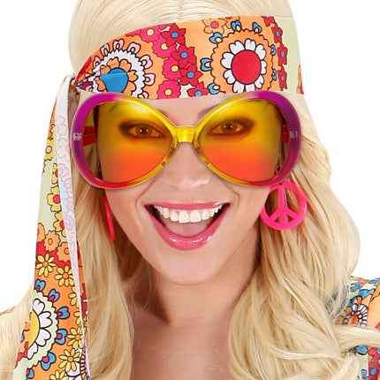 e-carnavalskleding-SYK Hippie sugarbabe bril