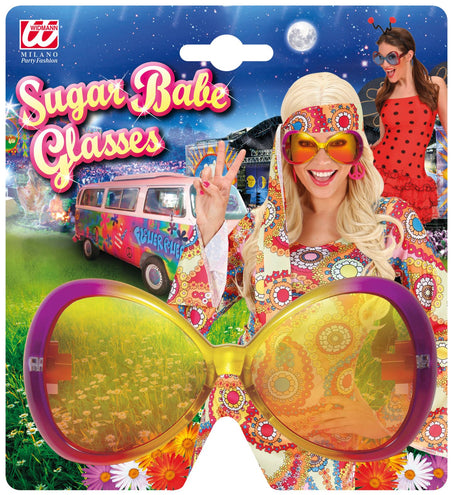 e-carnavalskleding-SYK Hippie sugarbabe bril