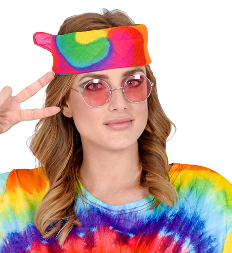 e-carnavalskleding-SYK Hippie tie-dye bandana