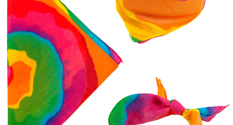 e-carnavalskleding-SYK Hippie tie-dye bandana