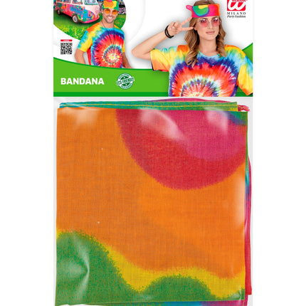 e-carnavalskleding-SYK Hippie tie-dye bandana