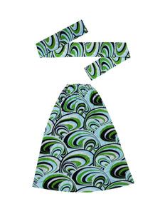 e-carnavalskleding-SYK Hippie verkleedset blauw  unisex jaren-70