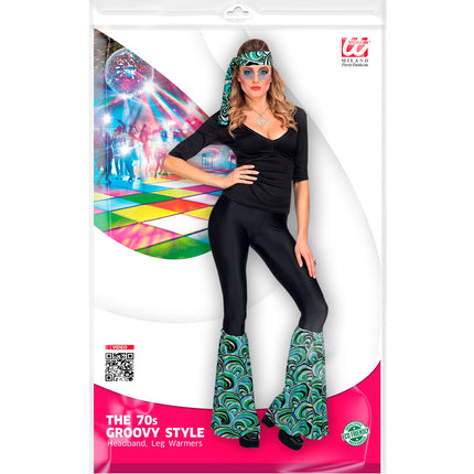 e-carnavalskleding-SYK Hippie verkleedset blauw  unisex jaren-70