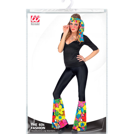 e-carnavalskleding-SYK Hippie verkleedset bloemen unisex jaren-70