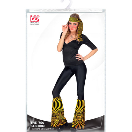 e-carnavalskleding-SYK Hippie verkleedset disco goud unisex jaren-70