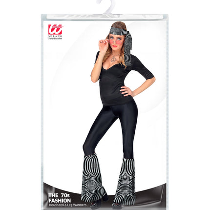 e-carnavalskleding-SYK Hippie verkleedset disco zilver unisex jaren-70