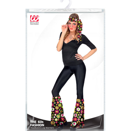 e-carnavalskleding-SYK Hippie verkleedset flowers unisex jaren-70