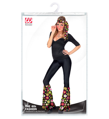 e-carnavalskleding-SYK Hippie verkleedset flowers unisex jaren-70
