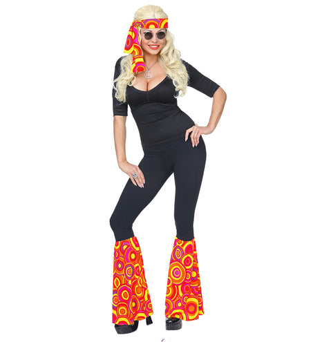 e-carnavalskleding-SYK Hippie verkleedset rode bollen  unisex jaren-7