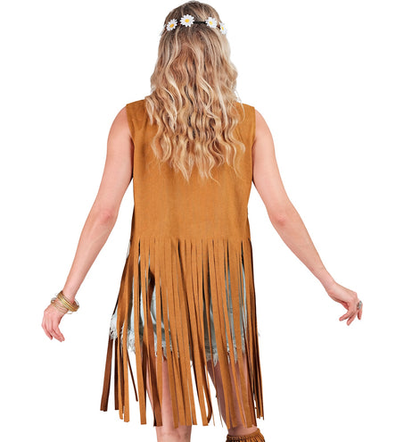 e-carnavalskleding-SYK Hippie vest met franjes