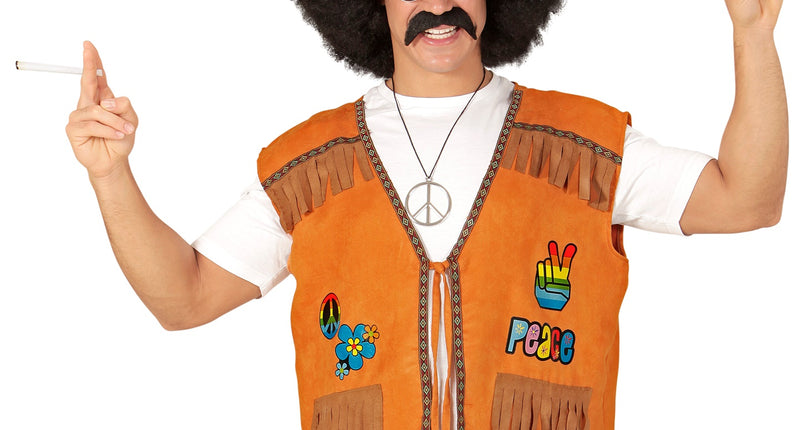 e-carnavalskleding-SYK Hippie vest voor volwassenen