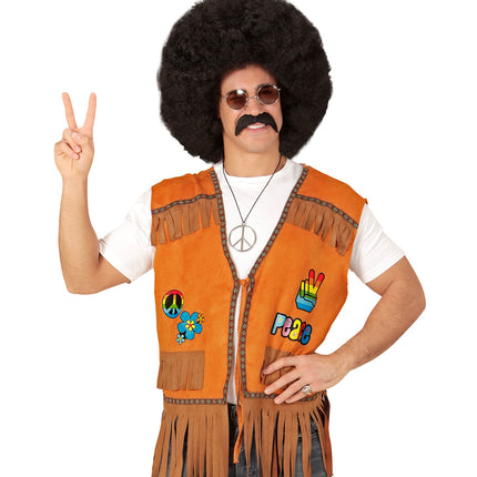 e-carnavalskleding-SYK Hippie vest voor volwassenen