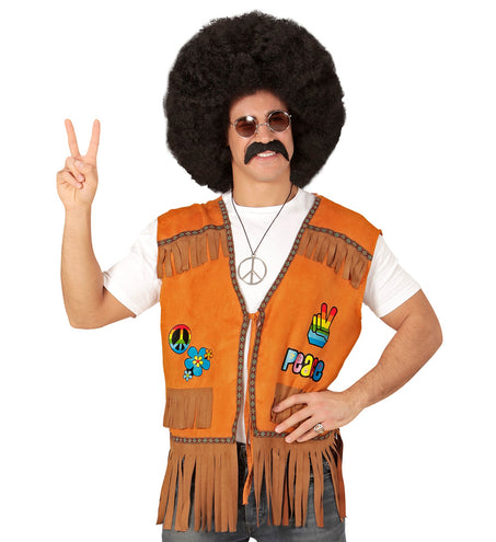 e-carnavalskleding-SYK Hippie vest voor volwassenen