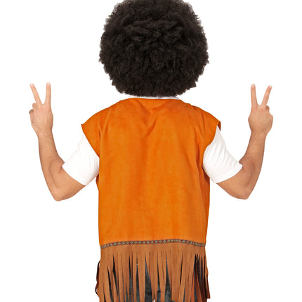 e-carnavalskleding-SYK Hippie vest voor volwassenen