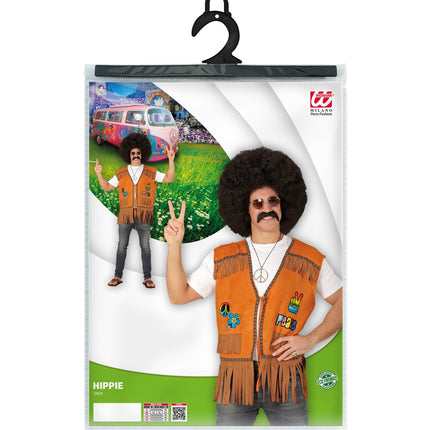 e-carnavalskleding-SYK Hippie vest voor volwassenen