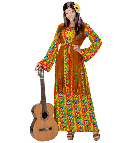 e-carnavalskleding-SYK Hippie Vrouw pakje dames