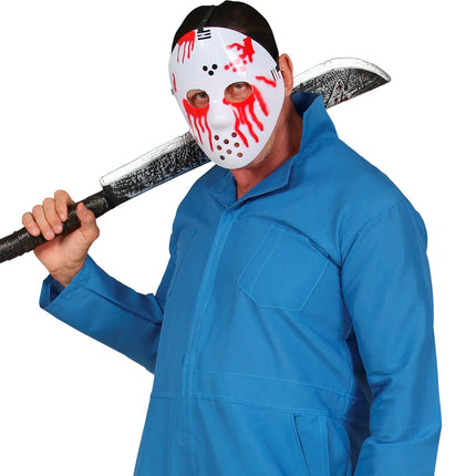 e-carnavalskleding-SYK Hockey Jason masker met bloed
