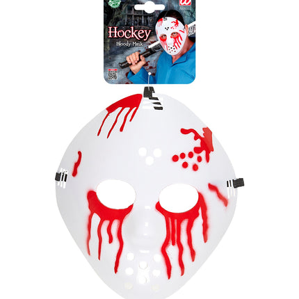 e-carnavalskleding-SYK Hockey Jason masker met bloed