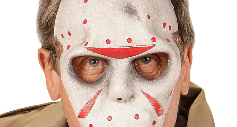 e-carnavalskleding-SYK Hockey masker bebloed