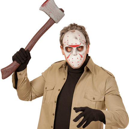e-carnavalskleding-SYK Hockey masker bebloed
