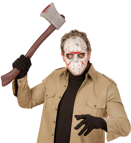 e-carnavalskleding-SYK Hockey masker bebloed