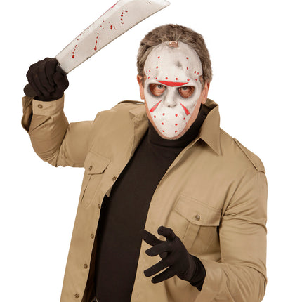 e-carnavalskleding-SYK Hockey masker bebloed