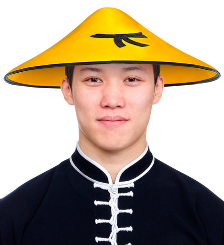 e-carnavalskleding-SYK Hoed Chinees Vietnamees geel