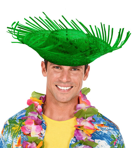 e-carnavalskleding-SYK Hoed ipanema stro groen Joris