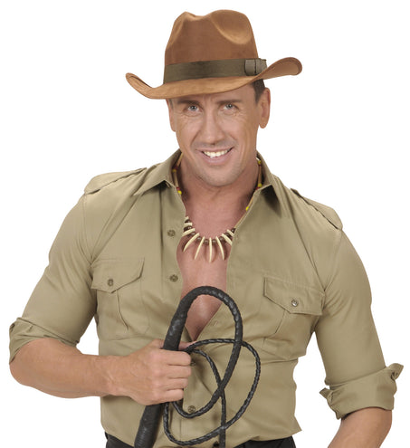 e-carnavalskleding-SYK Hoed Steve Irwin de avonturier