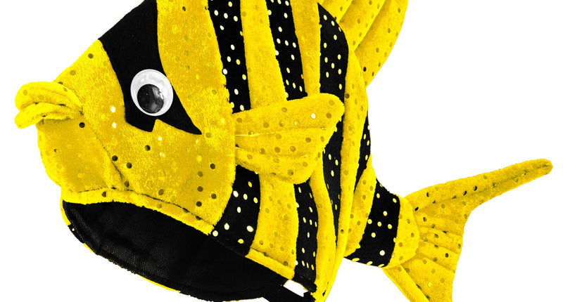 e-carnavalskleding-SYK Hoed vis geel